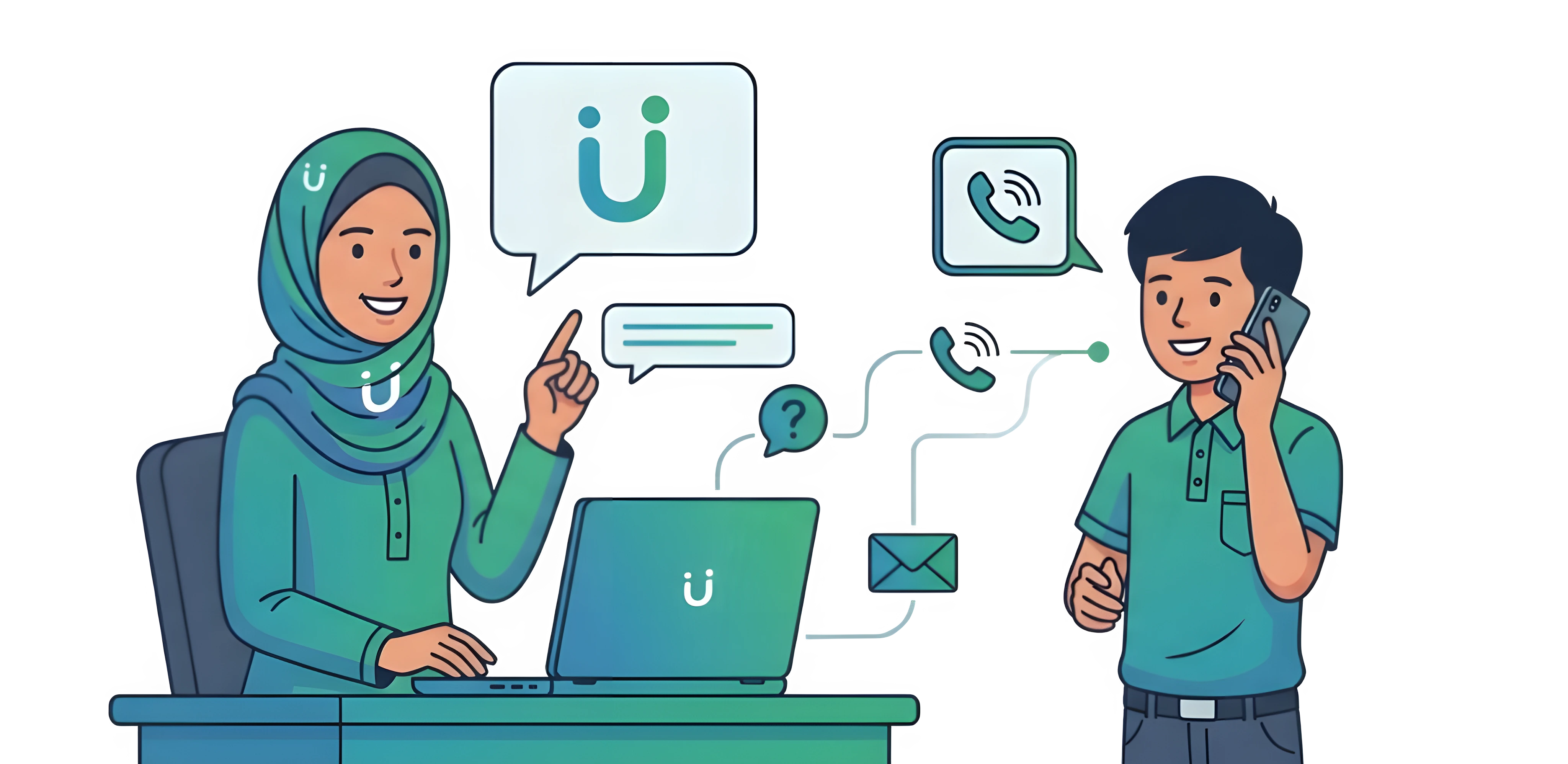 Contact Illustration